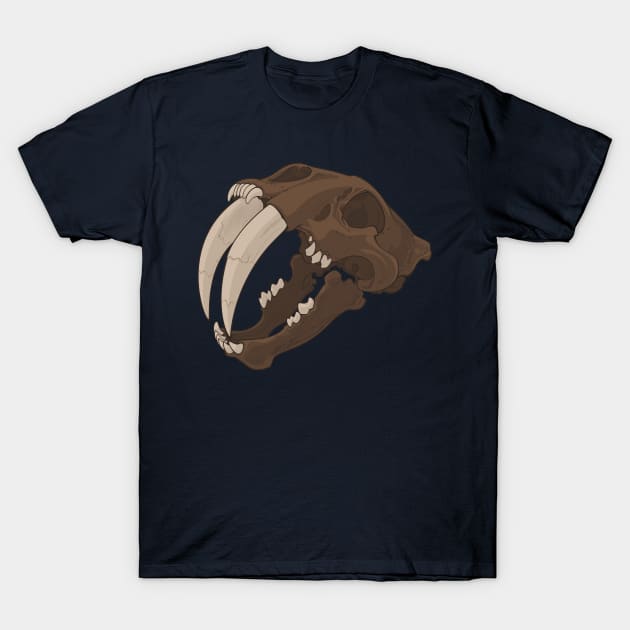 Smilodon T-Shirt by QuirkySphinx